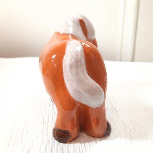Rolf Berg Gnome & Horse Figurine Sweden folk art Glazed Terracotta Pottery decor - Picture 4 of 8